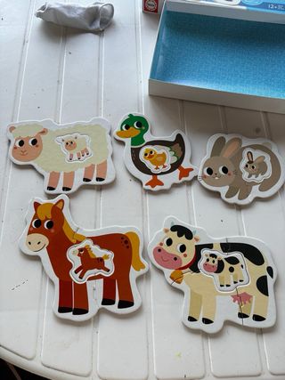 PUZZLES DE ANIMALES NUEVO DE EDUCA BABY