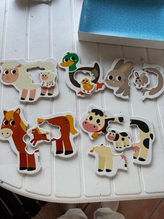 PUZZLES DE ANIMALES NUEVO DE EDUCA BABY