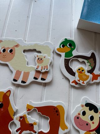 PUZZLES DE ANIMALES NUEVO DE EDUCA BABY