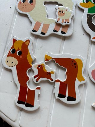 PUZZLES DE ANIMALES NUEVO DE EDUCA BABY