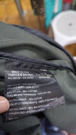 Giubbotto Prada Nero Bomber in Nylon Leggero