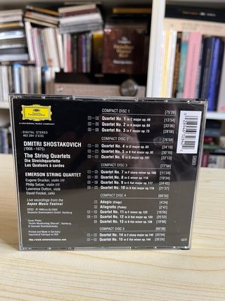 Shostakovich String Quartets Emerson CD