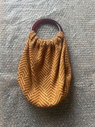 Borsa vintage con manico ad anello