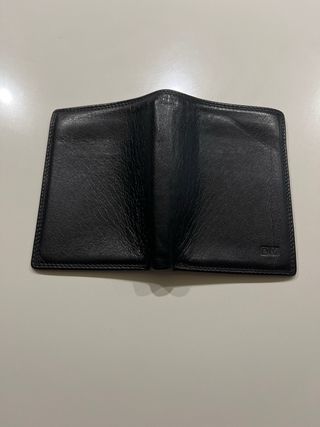 Portafogli in pelle nera Daviletto da uomo