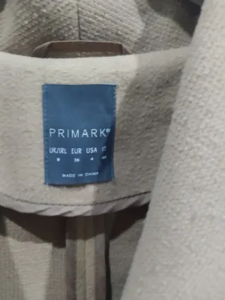 Cappotto Primark Cammello Taglia M