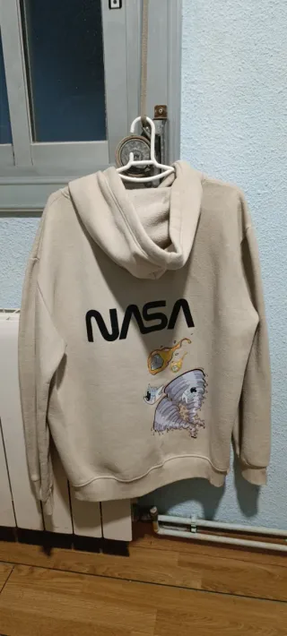 Felpa NASA Beige Taglia XL