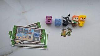 5 Figuras Minecraft Kinder Joy