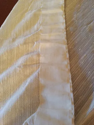 Cortina 1 paño 290x255cm beige/marrón