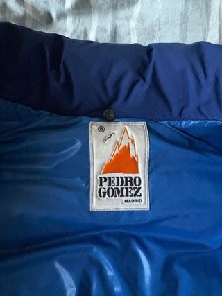 Giubbotto Pedro Gomez vintage blu e rosso