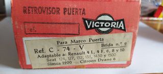 Espejo retrovisor coche nuevo