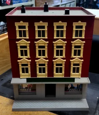 Edificio di modellini in scala HO