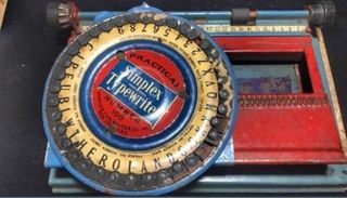 Máquina de escribir de juguete SIMPLEX (n.º 100)