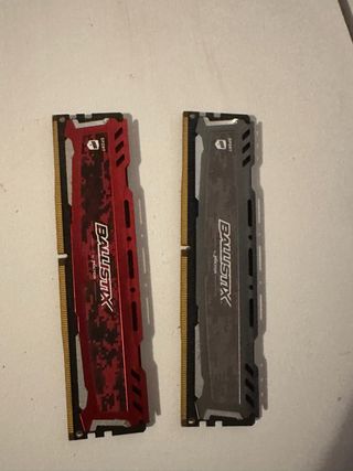 2x 4GB DDR4 2400MHz Crucial Ballistix Sport LT