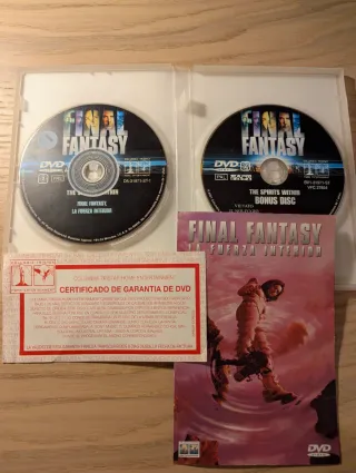DVD Película Final Fantasy La Fuerza Interior