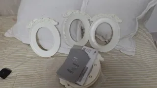 Set di quattro cornici portafoto vintage