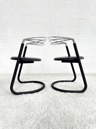 SILLA CANTILEVER ESTILO WILLY RIZZO. ITALIA 70s