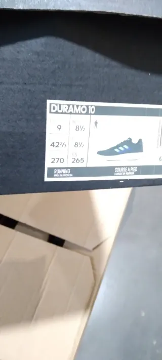 Zapatillas Adidas Negras y Azules