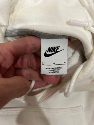 Sudadera Nike Blanca Talla L