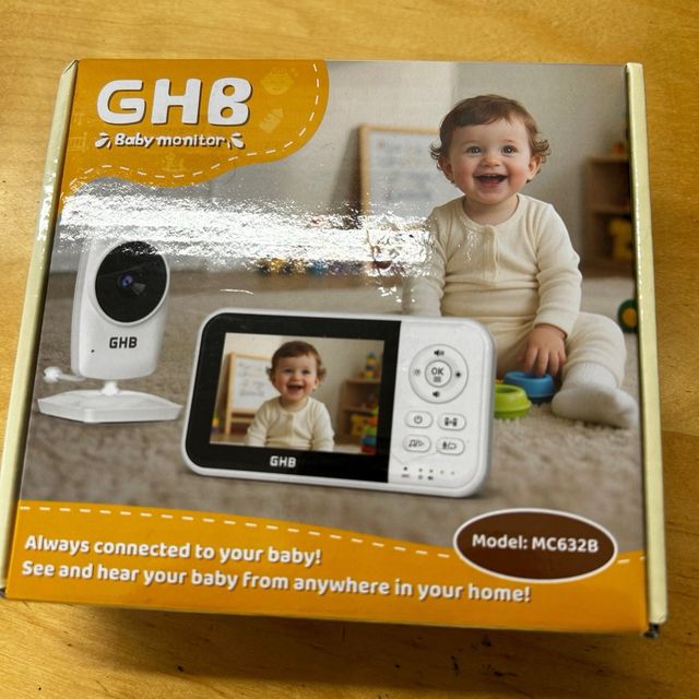GHB Camara Vigilabebe  3.2"HD 2100mAh Recargable