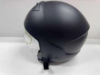 Casco Moto Retro Negro