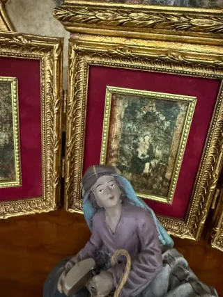 Figura Belén mujer tumbada