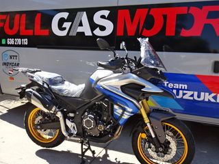 VOGE 525 DSX GRIS Y AZUL. MOTO TRAIL A2 NUEVA