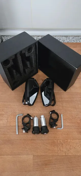 Retrovisores Moto Negros