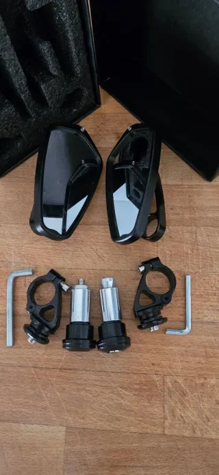 Retrovisores Moto Negros