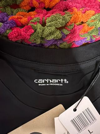 Camiseta Carhartt WIP Estampada Negra Talla L
