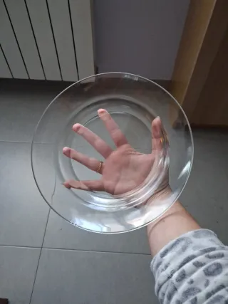 Platos Duralex transparentes de cristal