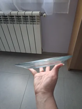 Platos Duralex transparentes de cristal