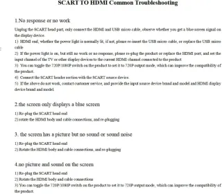 Conversor SCART a HDMI con Micro USB