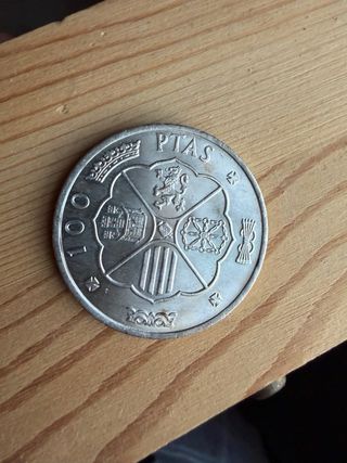 Peseta Plata Franco 100 pts 1966