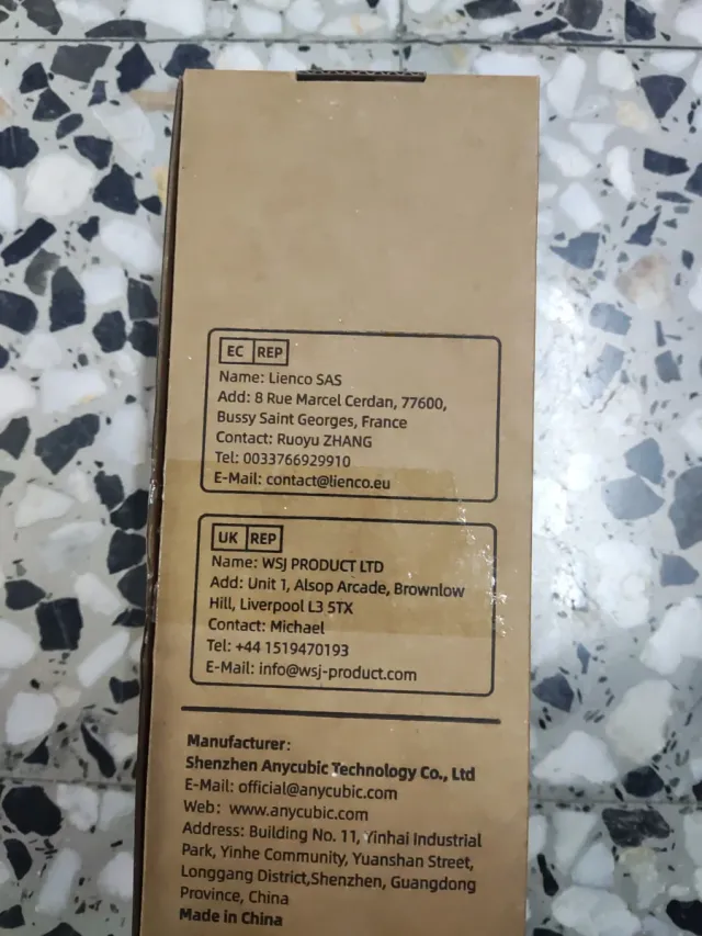 Resina Anycubic Water-wash 2.0 HD Gris