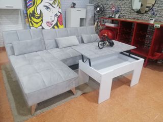 NUEVO: SOFA CAMA + MESITA ELEVABLE