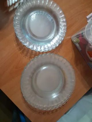 Platos Duralex Vidrio Transparentes