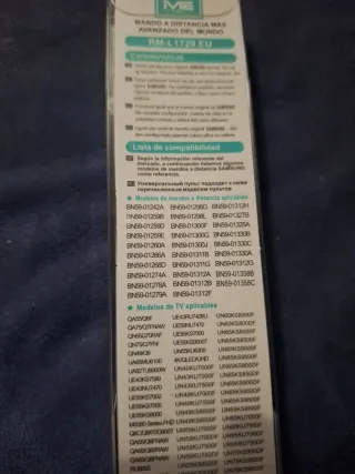 Mando Universal Samsung RM-L1729 EU Smart TV