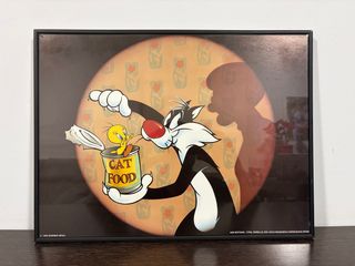 Cuadro Piolín y Silvestre. Warner Bros 1995.