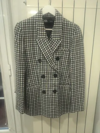 Chaqueta Zara cuadros M