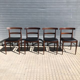 Sillas Vintage Midcentury Francia