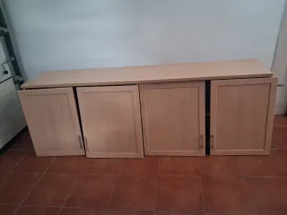 Módulo armario 4 puertas madera