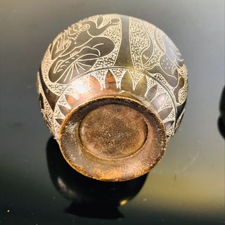 Conjunto de dos jarras indias especiales de cobre