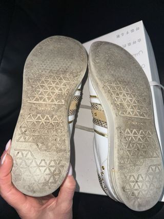Scarpe Geox Donna Bianco Oro Tg 39