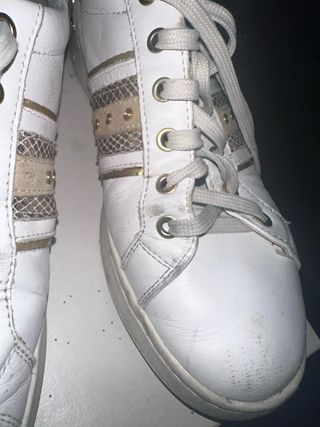 Scarpe Geox Donna Bianco Oro Tg 39
