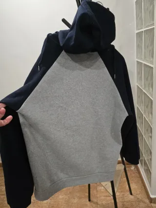 Sudadera Brooklyn New York Gris y Azul