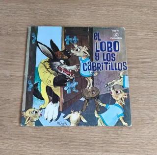 Lote de 3 vinilos pequeños de cuentos infantiles