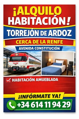 Se Alquila habitación en torrejon de ardoz