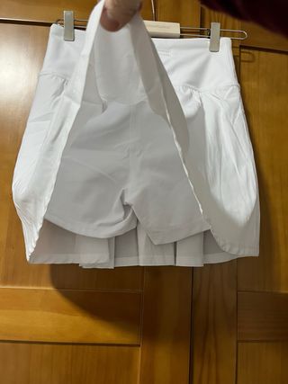 Falda pantalón pádel blanca