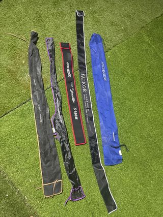Lote Fundas Cañas Pesca