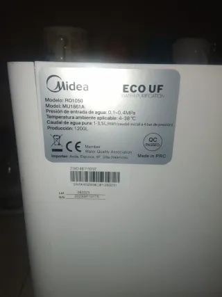 Purificador Midea RO1050 ECO UF